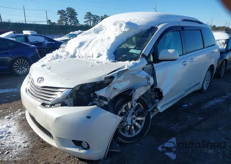 2016 Toyota Sienna Xle Premium 7 Passenger из США, поврежденный, VIN 5TDDK3DC6GS134407